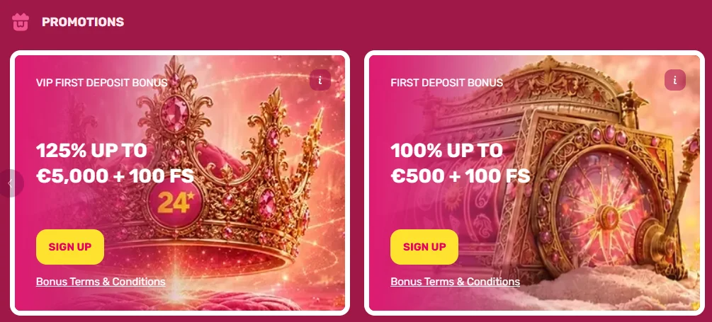 24magic-first-deposit-bonus-and-vip-first-deposit-bonus-promotion-cards